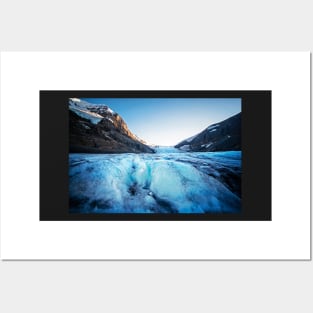 Athabasca Glacier at Glacier National Park Columbia-Shuswap A, BC, Canada Posters and Art